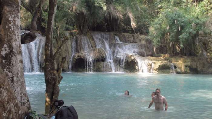 Prabang luang laos swimming pool itinerary