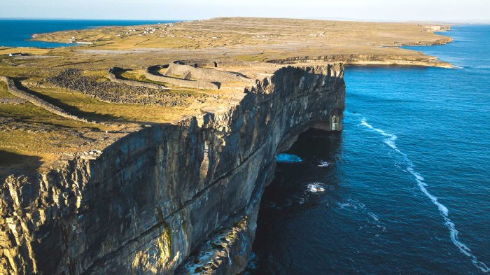 Aran islands ireland visiting wild gaelic renowned scenery sweaters cottages speaking attractive iconic knitted traditional their